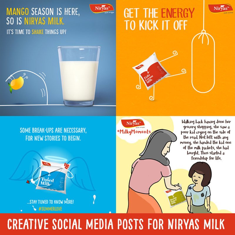 Niryas creative social media marketing by WeBeeSocial