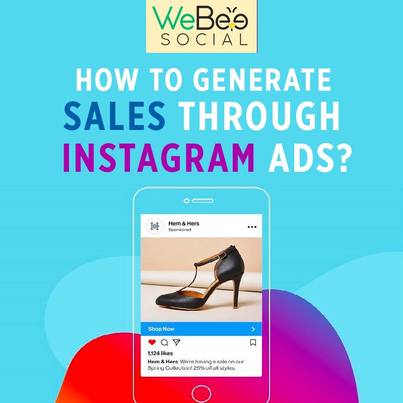 Instagram sales banner by WeBeeSocial