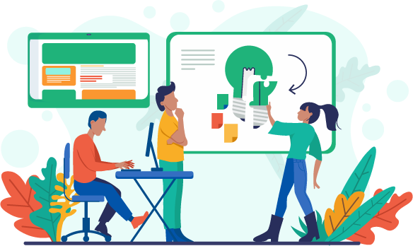 Web analytics graphic for WeBeeSocial services