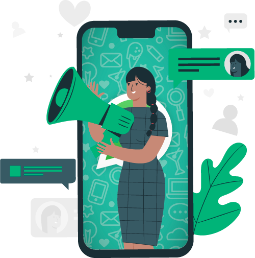 Social media marketing graphic by WeBeeSocial