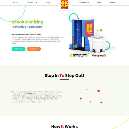 OK Play website thumbnail by WeBeeSocial