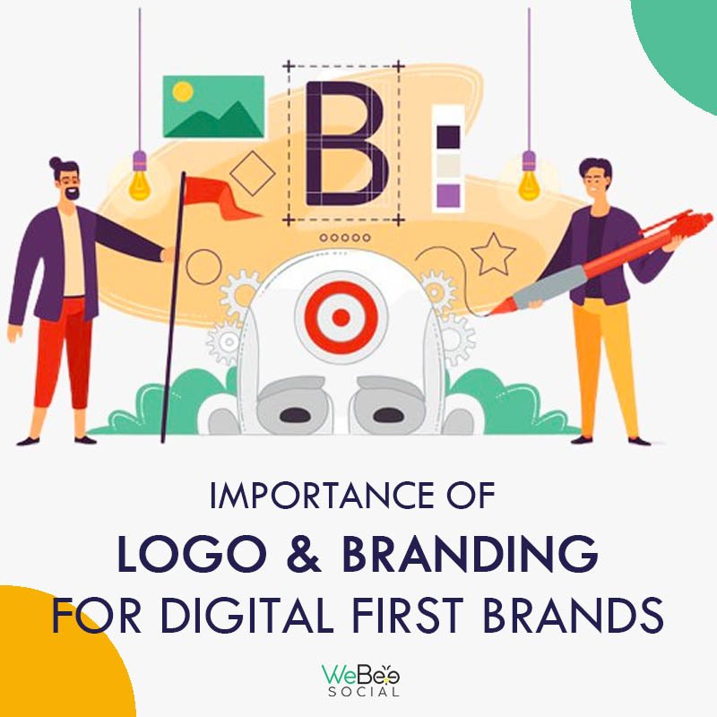 WeBeeSocial logo branding services banner