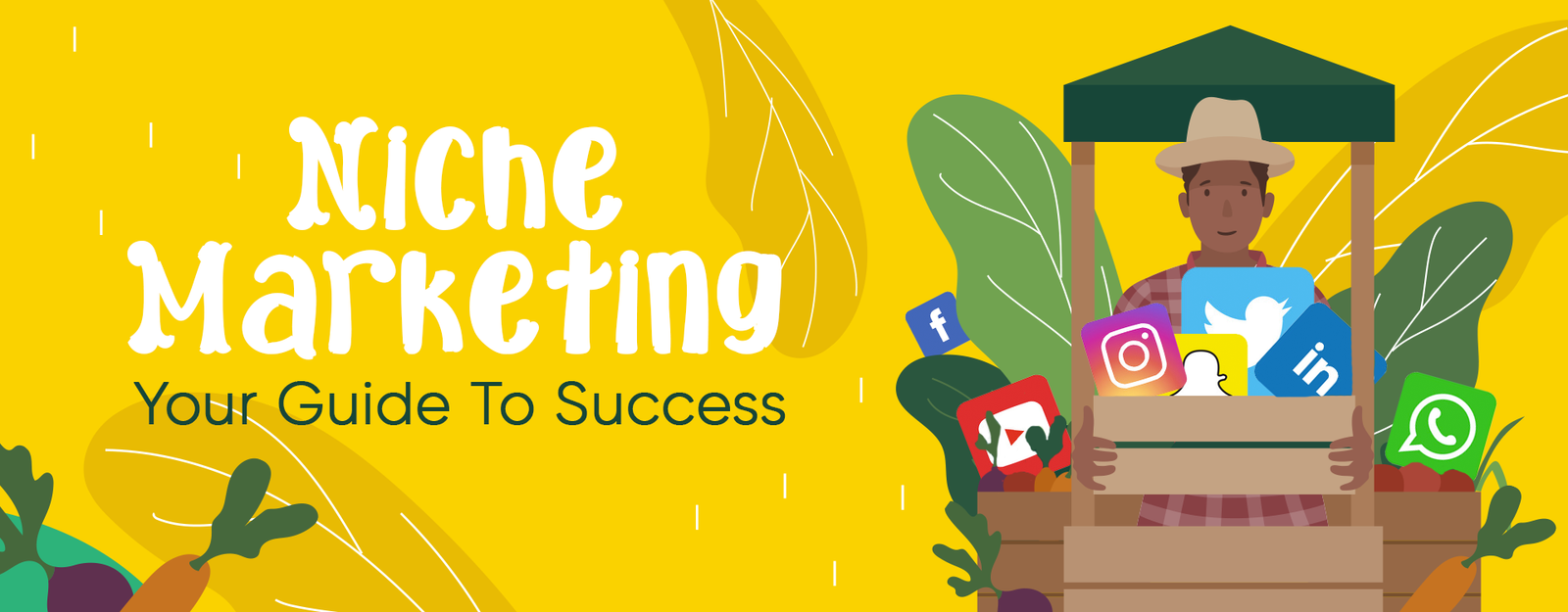 Niche marketing blog banner by WeBeeSocial