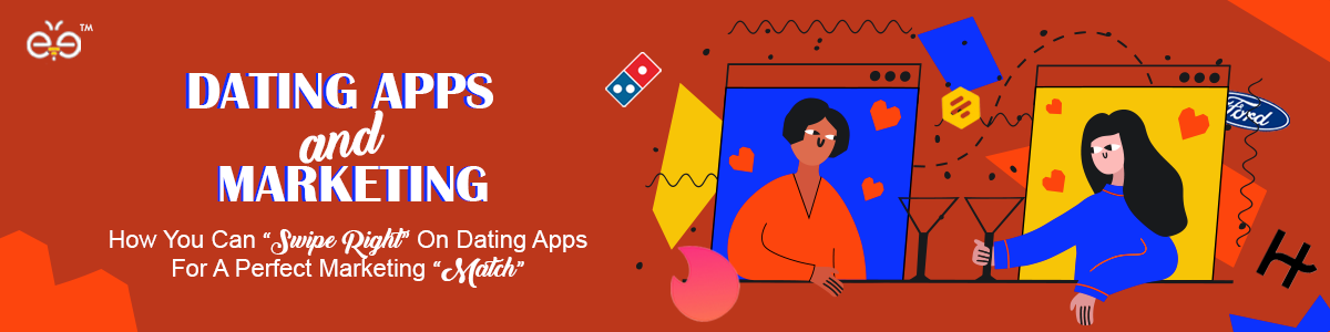 Dating app marketing banner by WeBeeSocial