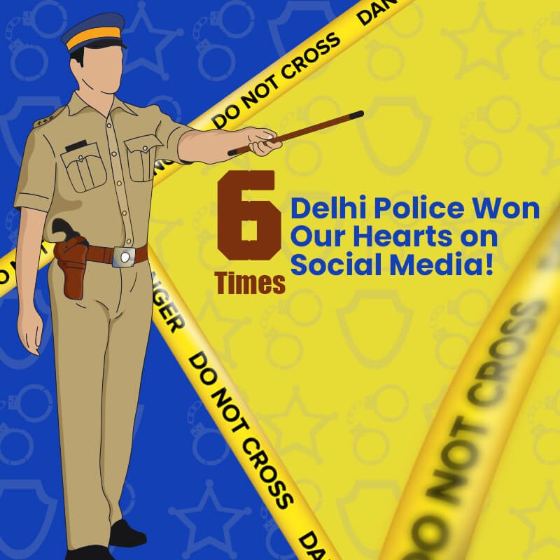 Delhi Police social media campaign by WeBeeSocial